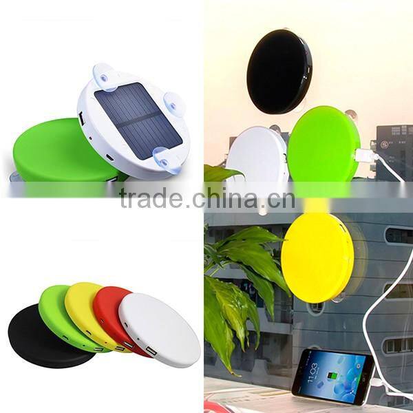 Unique design portable 1800Mah-5200Mah USB window solar mobile charger