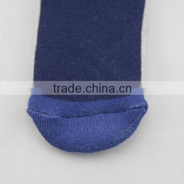 GSBT-18 Bulk custom jacquard tube full terry socks baby socks with silicone sole