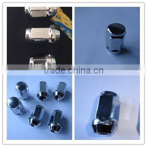 Wheel Nuts Bulge Acorn / China Supplier Conical Seat/ White Lug Nuts