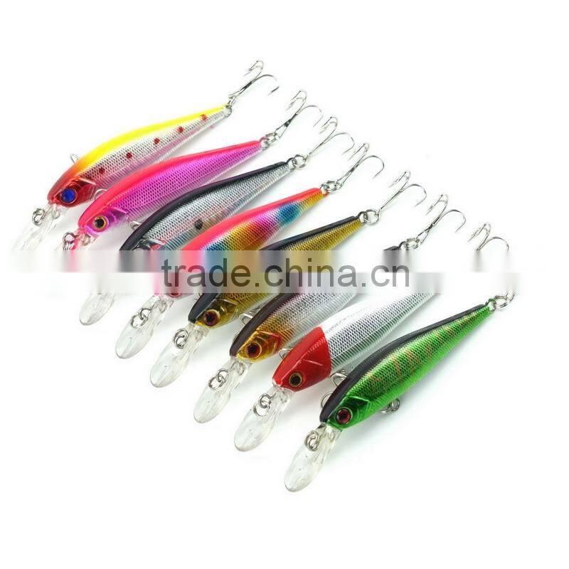 3D Lifelike Eyes Fishing Minnow Lures 8 Colors 10.1cm 9.36g High Quality Artficial Plastic Wobbler Hard Bait