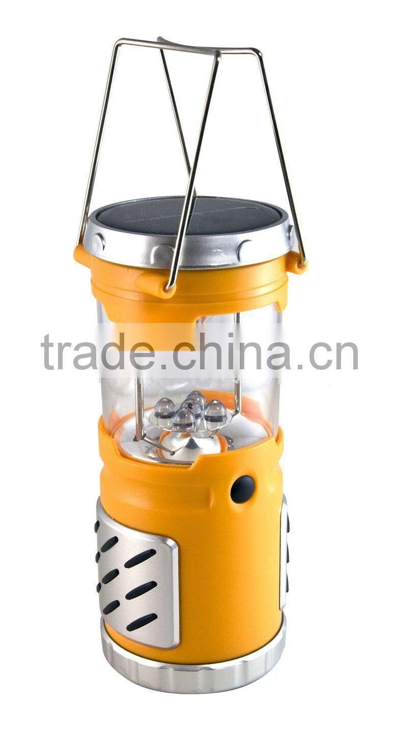 5led solar camping light,camping lantern,hand lamp for camping solar gutter led light