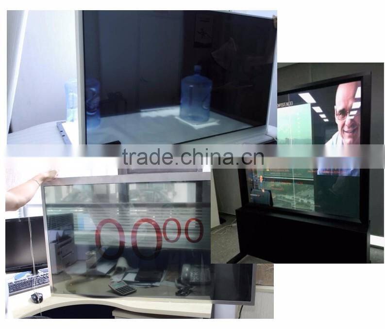 EKAA 10inch Android system transparent lcd showcase display