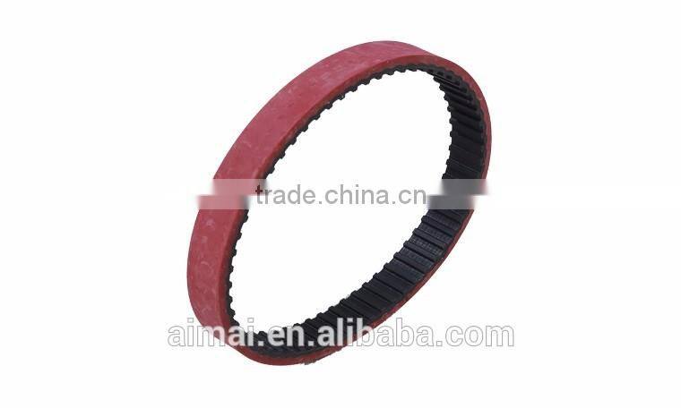 Power transmission packing machine belts