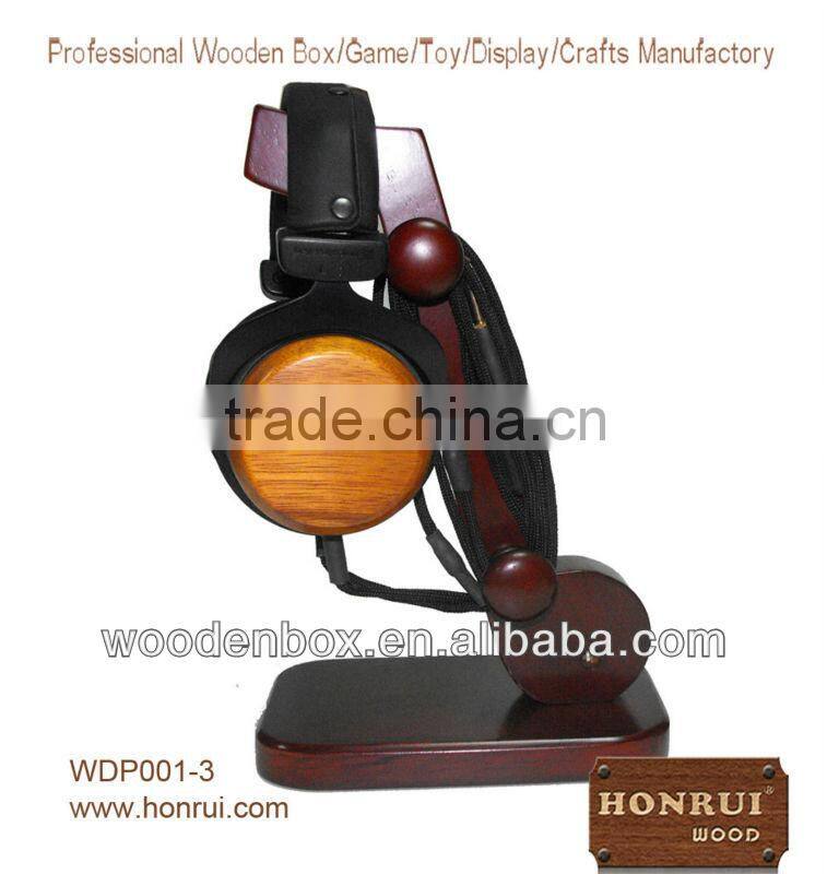 Fashion Wooden Headphone Stand with beautiful design