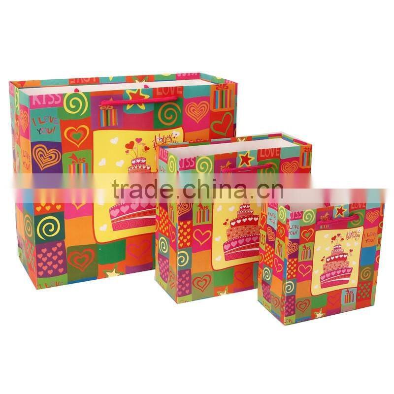 Christmas/birthday Gift Bags Cheapest paper shopping bag
