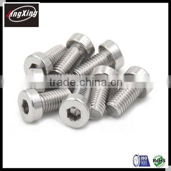 M3-M22 stainless steel DIN7984 Hexagon socket thin head cup screw