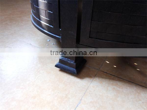 54"x 54" Round Conversational Patio Seating with Fire Table