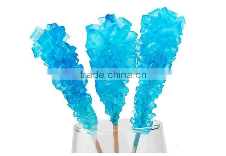 colorful crystal rock sugar stick