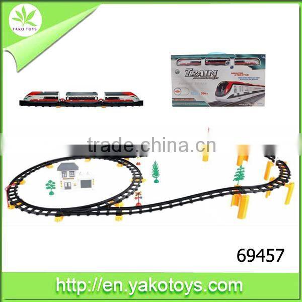 Electric Railway Car B/O Cartoon Rail Car children electronic toy car