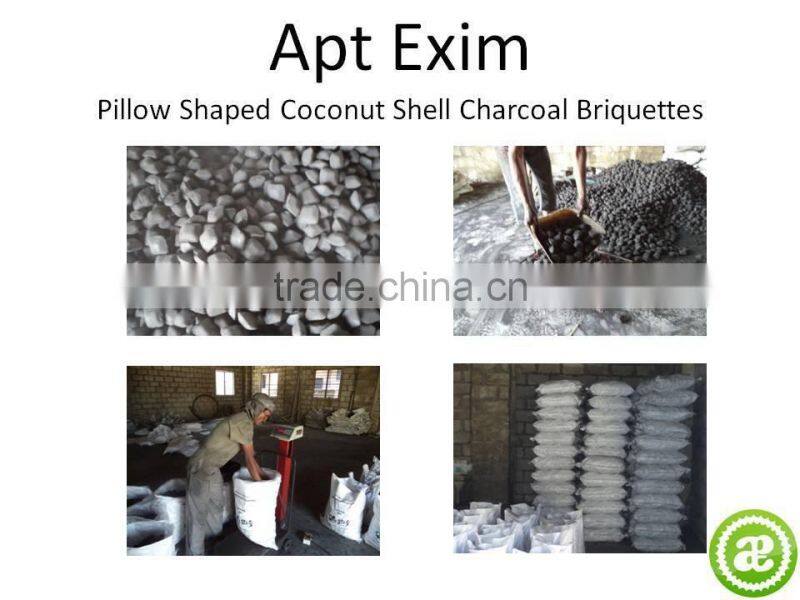 eco natural charcoal briquettes/ Coconut Shell charcoal Briquettes makers Manufacturer from Madurai