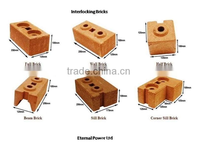 manual red clay brick making moulding machine