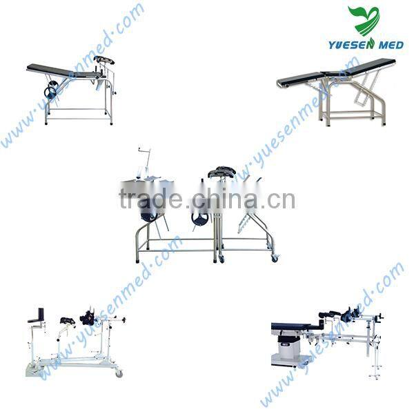 CE approval adjustable hospital obstetric furniture gynecological exam table