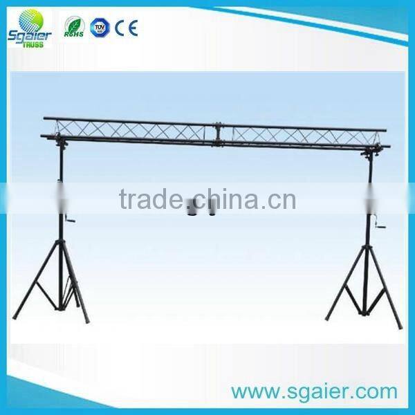6m Wide Crank Triangular Trussing Mobile DJ Lighting Truss System