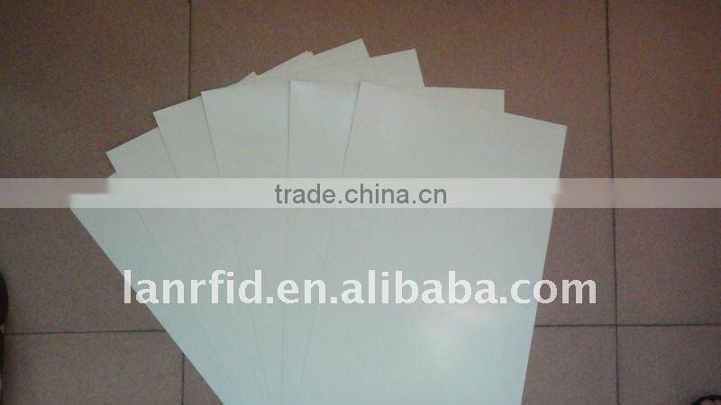 310*468*0.08mm PVC overlay with glue