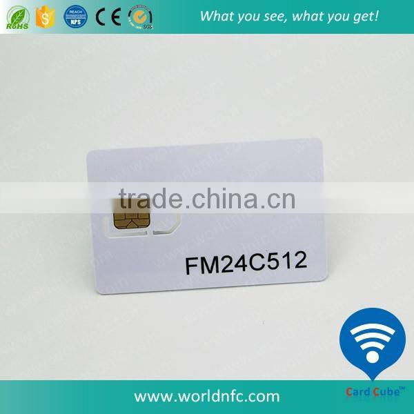 ISO7816 Printed Contact AT88SSC102 Smart Cards for Security System