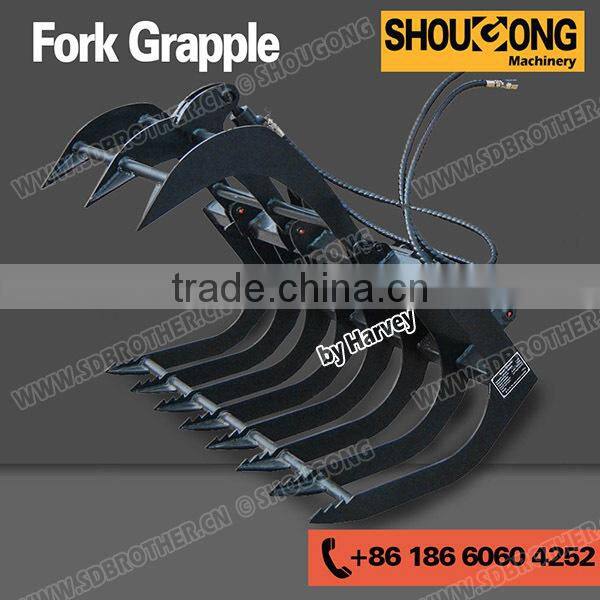 Skid Loader attachment Root Grapple