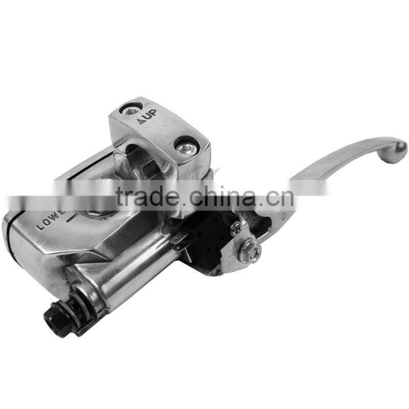 For HONDA STEED shadow VT750 Polishing 24mm Front Brake Master Cylinder Reservoir Lever