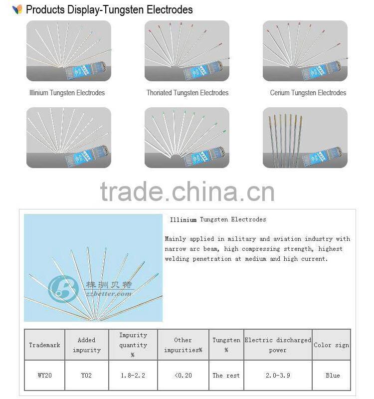 wolfram tungsten electrodes