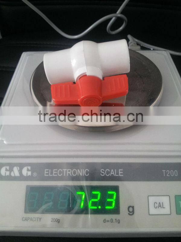 white ball valve pvc with female thread