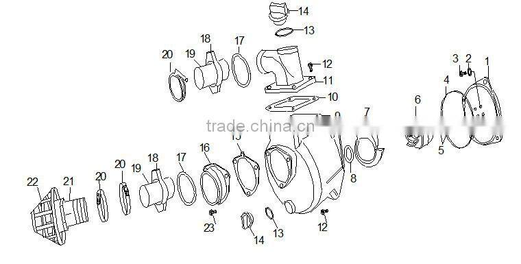 JUANYONG brand gasoline water pump electric water pump motor price