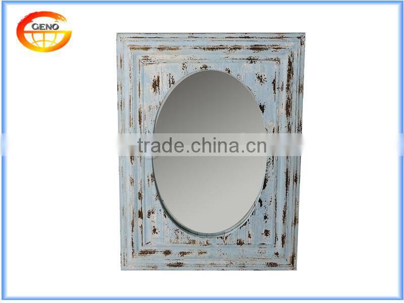 Antique framed mirror for wall decoration
