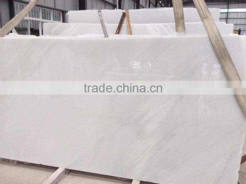 chinese crystal white polished slabs in stock