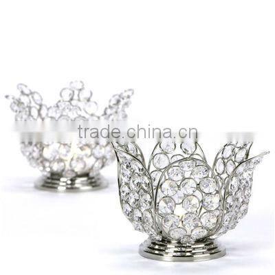pretty crystal centerpieces votives table lamp