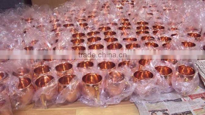 Antique Copper Mugs for Vodka, Moscow Mule Copper Mugs, Hammered Copper Mugs