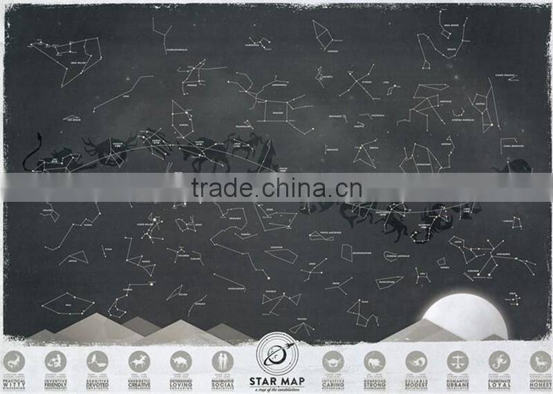 CT-451 high quantity Star Map luminous constellation map
