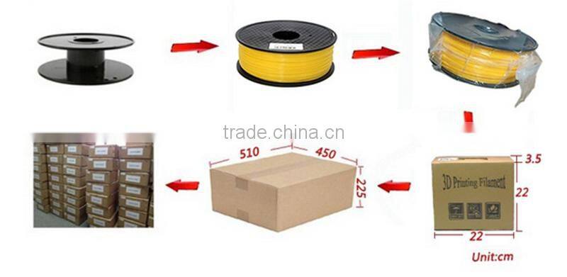 2016 hot selling 3d printing pen filaments refill ABS/PLA for 3D pen drawing