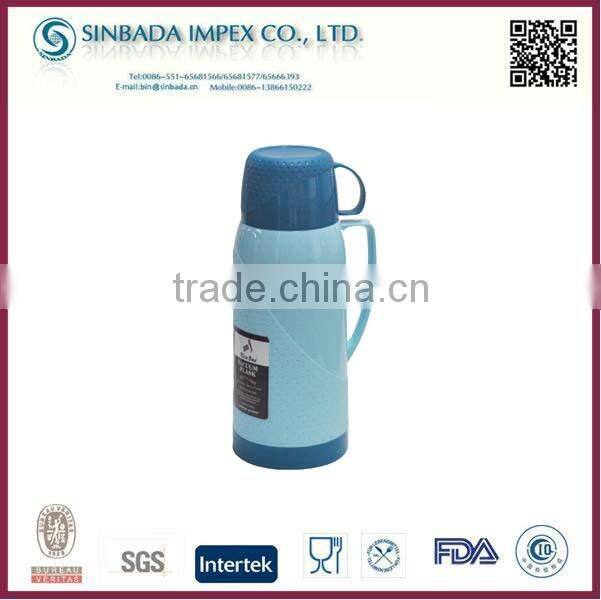 Competitive price 0.45L plastic thermos vacuum flask with handle for sale