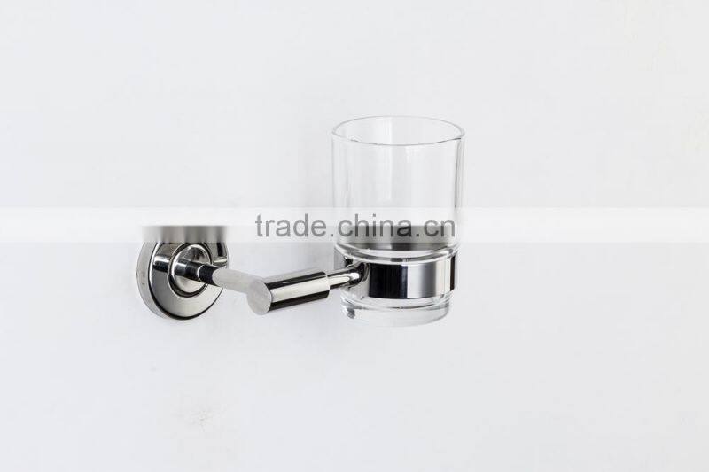 Wholesale Wall Mounted Stainless Steel Bathroom Double Cup Holder BSCI