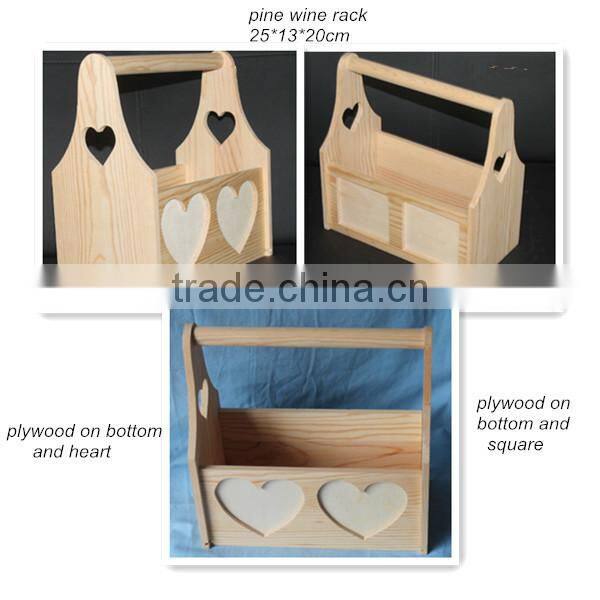 Unique natural lightweight removable wooden wine rack wholesale