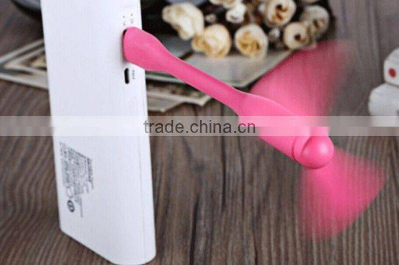 OTG phone supported portable usb mini fans
