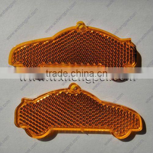 bear shaped warning sign/ owl reflector/ car reflector/ snowman reflect keychain/ round triangle reflector