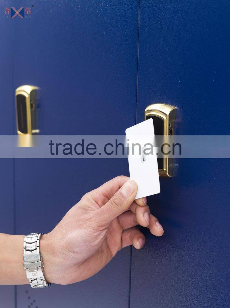 Modern kd 6 door steel clothes cabinet, wardrobe furniture