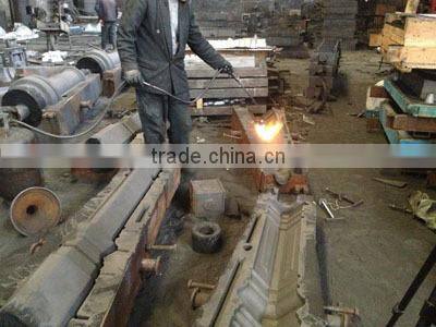 outdoor cast iron park lamp post