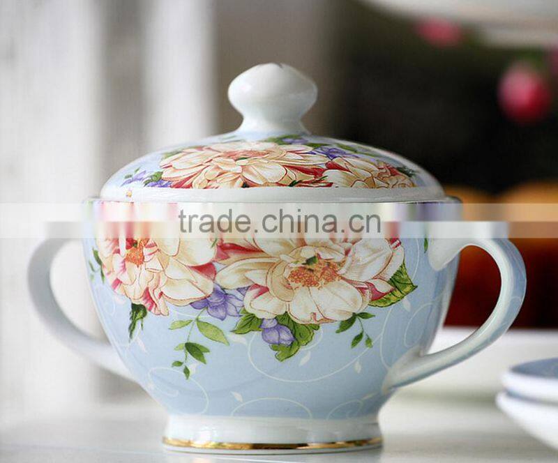 Coffee & Tea Sets Porcelain 15pcs indian tea set, german porcelain tea set