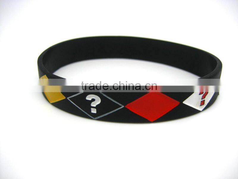 customized Anti-racism silicone wristband