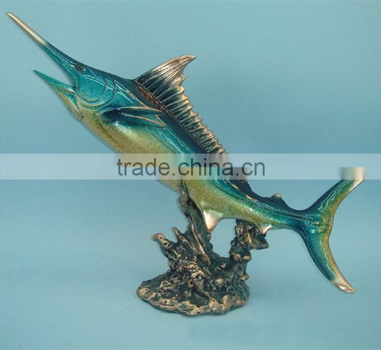 Custom sea animal green sea turtle statue