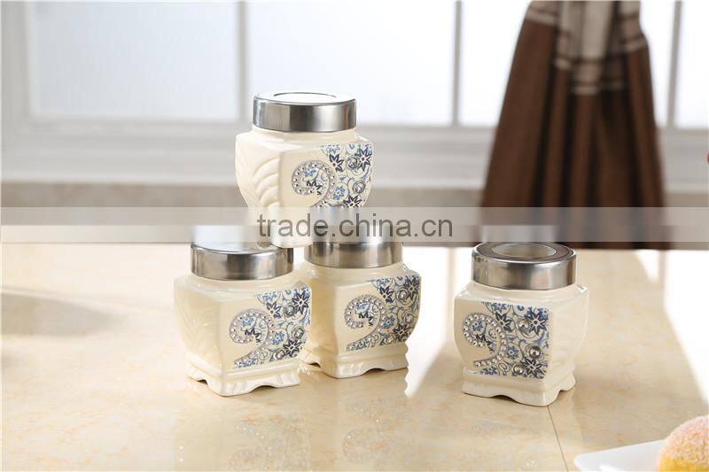 ceramic kitchen canister set