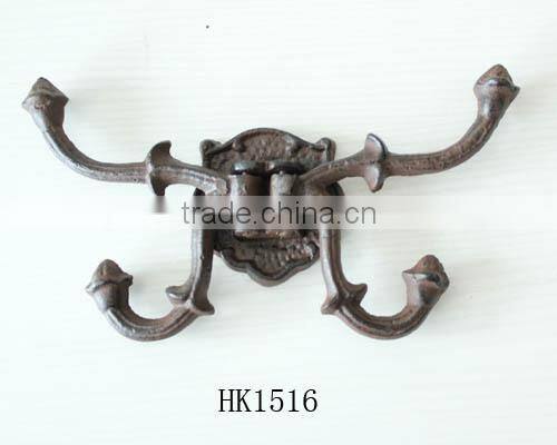 CAST IRON DOG BONE DESIGN WALL HOOK