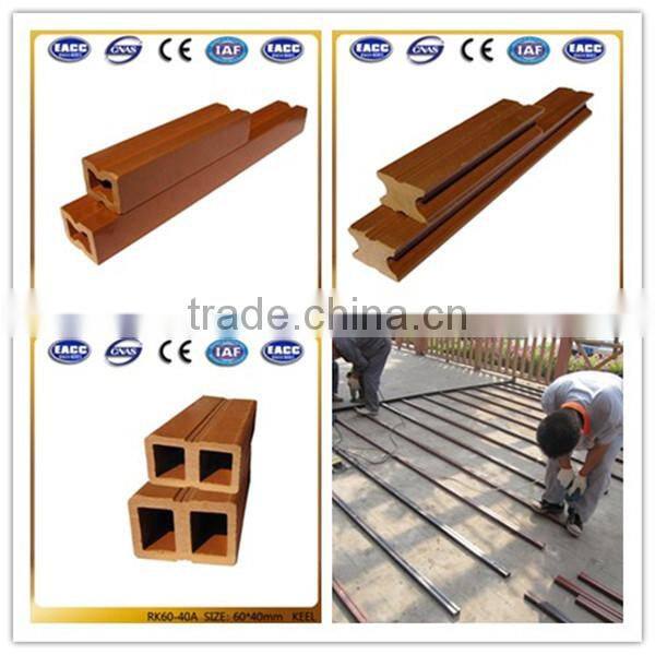 New style wpc flooring base keel ,flooring joist/keel, wpc flooring accessories