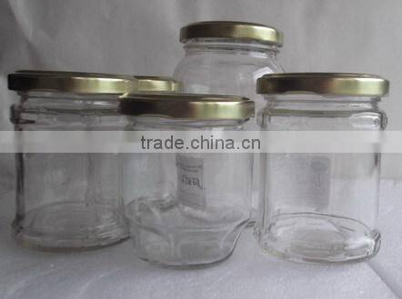 lead free food grade glass jar with lid