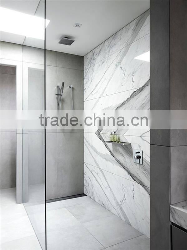 High quality non-slip natural stone bathroom floor marble tiles