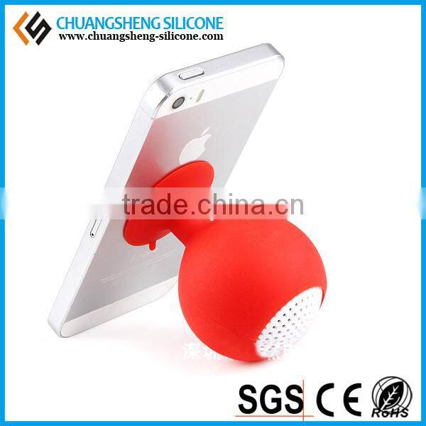 Waterproof mini wireless bluetooth mobile phone holder stand pad speaker