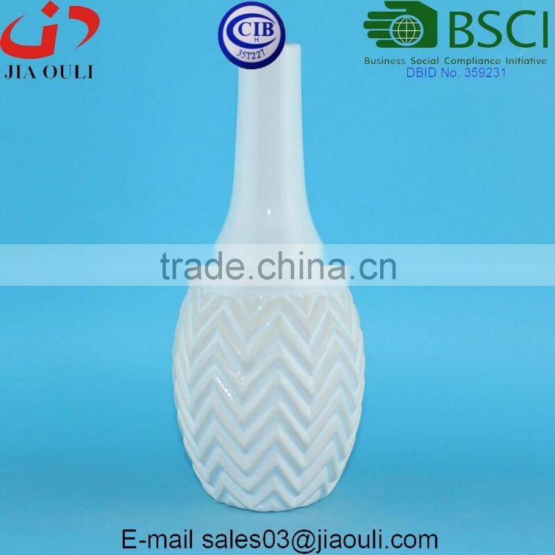 Decorative vases Glazed and wash Black/white Ceramic flower vases for home decor