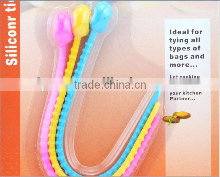 silicone reusable tie wrap