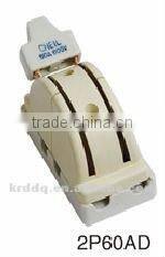 Ceramic knife switch with double and single throw 3P