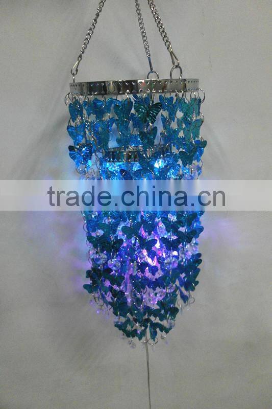 Acrylic led hot sale outdoor decoration for spring with droplight decoration